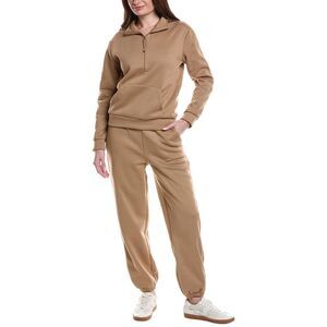 Marion Womens 2Pc Pullover & Pant Set, Brown